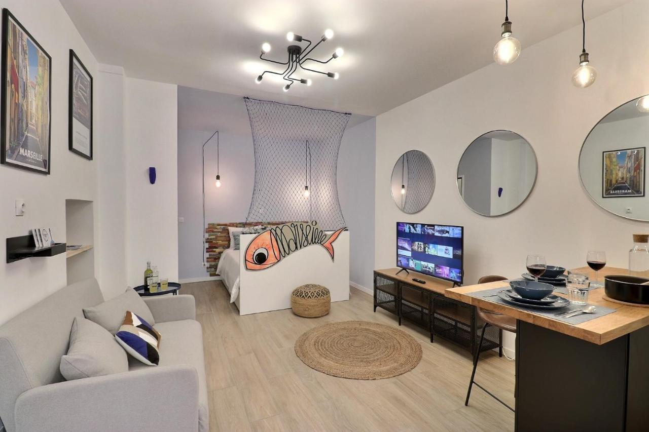 La Sardine Du Panier Apartment Marseille Bagian luar foto
