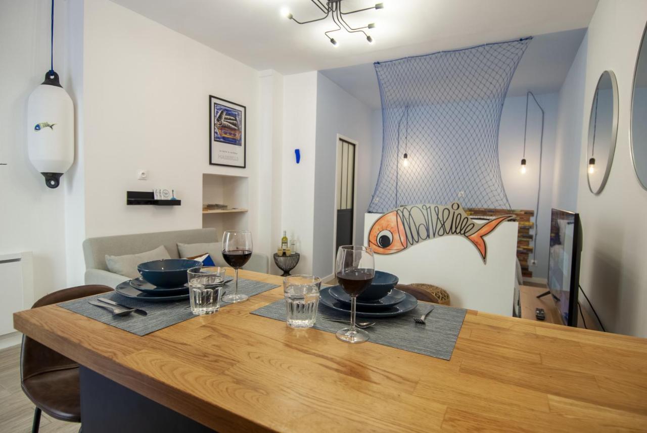 La Sardine Du Panier Apartment Marseille Bagian luar foto